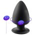 Silexd M - Plug anal modelabil - 11 cm (negru)
