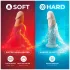 Silexd 7 - dildo cu ventuză, cu testicule - 17,5 cm (roz)