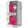 Silexd 9.5 - Dildo cu ventuză și testicule - 24cm (roz)