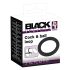 Inel din silicon Black Velvet - negru, 5cm