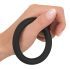 Inel din silicon Black Velvet - negru, 5cm