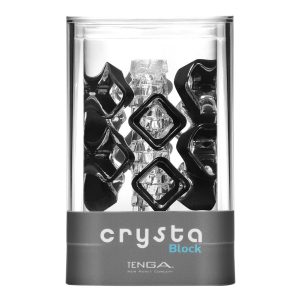 TENGA Crysta - masturbator pătrat (block)