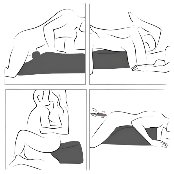 Perna erotică - misiune îndeplinită (negru)