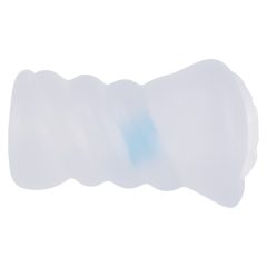   STROKER - masturbator artificial, cu inel pentru penis (alb ca laptele)