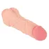 Nature Skin - vagin artificial și husă penis 2în1 - silicon bej