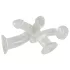 Crystal Clear - set dildo anal cu gland - 3 piese - transparent