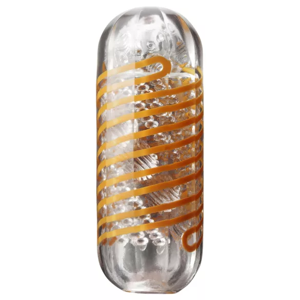 TENGA Spinner Beads - masturbator bărbați - canal texturat - transparent