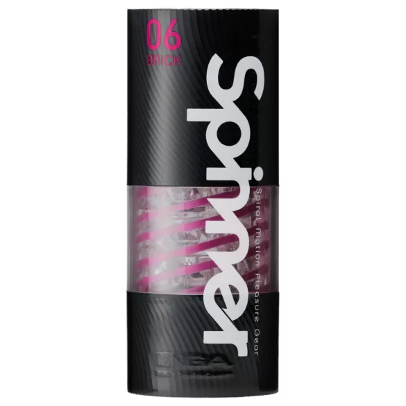 TENGA Spinner Brick - masturbator rotativ - transparent