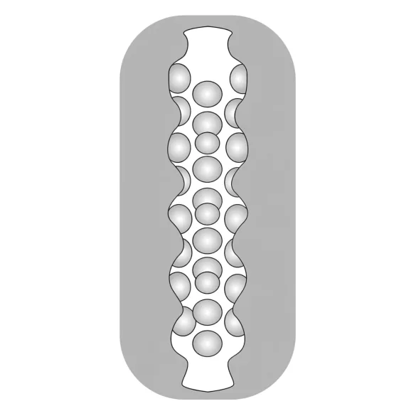 STROKER Speed - masturbator tip popou - canal texturat - transparent