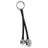 You2Toys - inel penian cu greutate anală - silicon negru