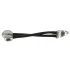 You2Toys - inel penian cu greutate anală - silicon negru