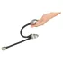 You2Toys - inel penian cu greutate anală - silicon negru