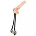 You2Toys - inel penian cu greutate anală - silicon negru
