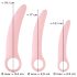 SMILE - Set dilatatoare vaginale - 3 piese - silicon roz
