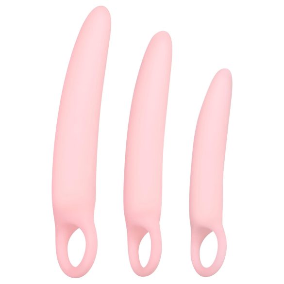 SMILE - Set dilatatoare vaginale - 3 piese - silicon roz