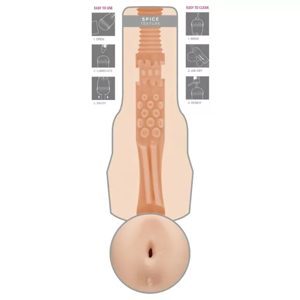 Fleshlight - masturbator anal - Eva Lovia Spice - silicon realist