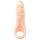 Realistixxx - dildo realist dublu cu inel pentru penis - silicon natur