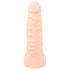 Realistixxx - dildo realist dublu cu inel pentru penis - silicon natur