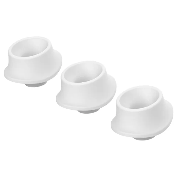 Womanizer L - set accesorii ventuză înlocuire - alb - mare (3 bucăți)