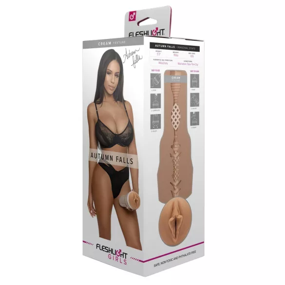 Fleshlight - masturbator realist - formă vagin - culoare naturală