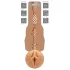 Fleshlight - masturbator realist - formă vagin - culoare naturală