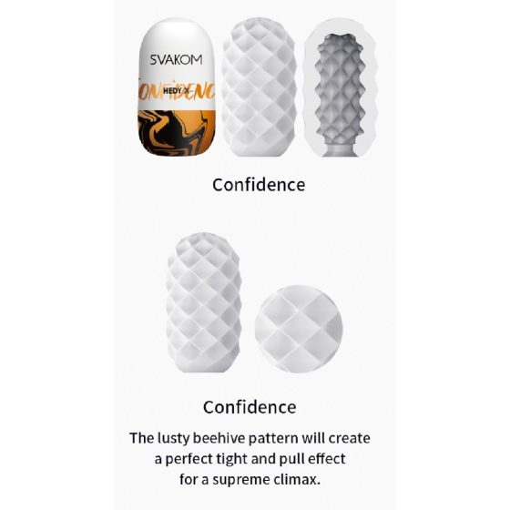 Svakom Hedy X Confidence - set de ouă pentru masturbare (5 bucăți) - Confidence