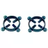 Bad Kitty - piercing sfârcuri cu spirală - albastru