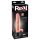 Real Feel Deluxe No.7 - vibratoare realist cu testicule - silicon bej