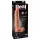 Real Feel Deluxe No.12 - vibrator realist cu testicule - silicon - culoare natur