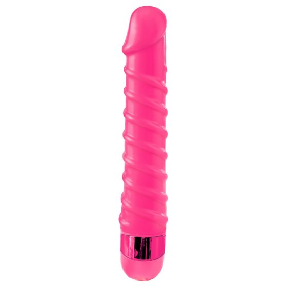 Classix Candy Twirl - vibrator de sex în formă de spirală (roz)