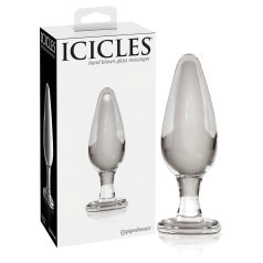 Icicles No. 26 - dop anal conic - sticlă transparentă