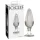 Icicles Nr. 26 - dop anal conic din sticlă (transparent)