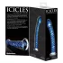 Icicles No. 29 - dildo penis spiralat - sticlă albastră