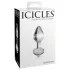 Icicles No. 44 - dop anal conic - sticlă transparentă