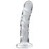 Icicles Nr. 62 - dildo din sticlă cu formă de penis (transparent)