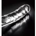 Icicles No. 62 - dildo din sticlă cu penis - transparent