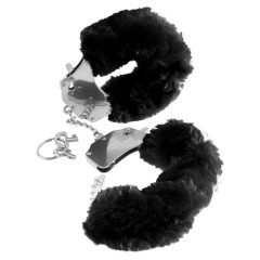 Fetish - cătușe din pluș (negru)