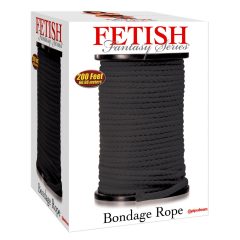 Fetish Bondage cordon - 60m (negru)