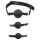Fetish Fantasy - set de bride bucal - negru