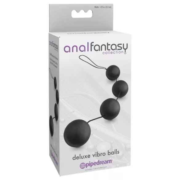 Pipedream - Anal Fantasy - șir anal de bile interne (negru)