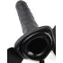 Fetish Strap-On 8 - dildo cu centură, gol pe interior (negru)