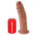 King Cock 10 - dildo mare cu ventuză (25 cm) - natur închis