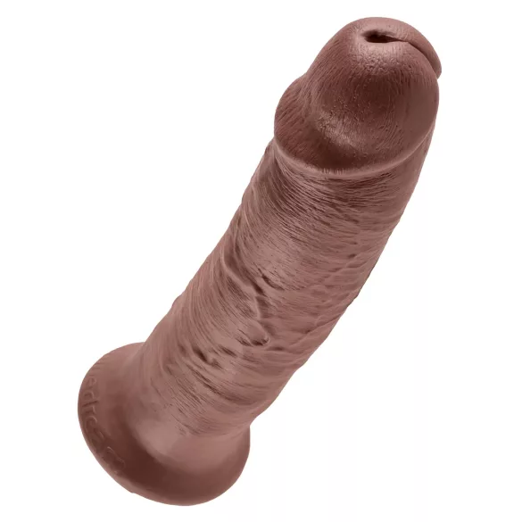 King Cock 10 - dildo cu ventuză mare - 25cm - maro