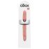 King Cock 12 Slim - dildo realist dublu (31cm) - natural