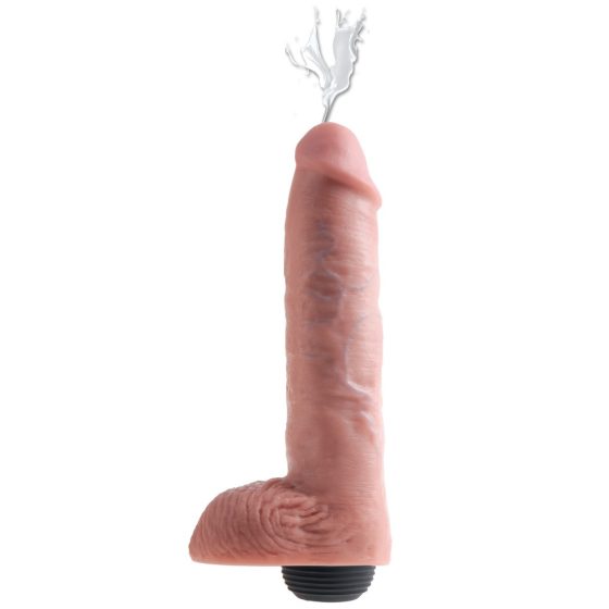 King Cock 11 - Dildo realist cu ejaculare (28cm) - natural