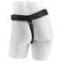 King Cock - dildo cu ham pentru strap-on - negru - 18 cm