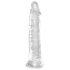 King Cock Clear 8 - dildo realist mare cu ventuză 20cm