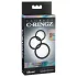 Pipedream - Fantasy C-Ringz - set triplu de inele pentru penis (negru)