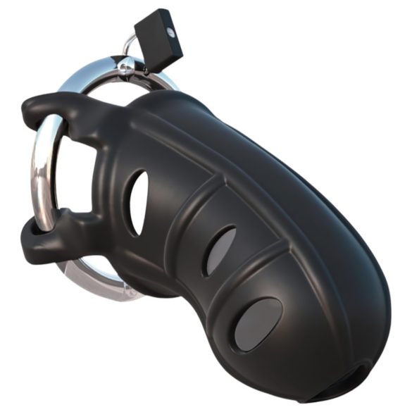 C-Ringz - cușcă pentru penis din silicon - negru