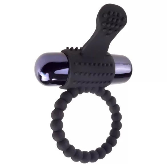 Pipedream Fantasy C-Ringz - inel pentru penis cu vibrații - silicon negru